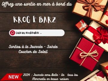 Les bons cadeaux sont disponibles directement sur notre site : 
https://www.krog-e-barz.com/cadeau.php
Pour toutes questions, contactez-nous au...