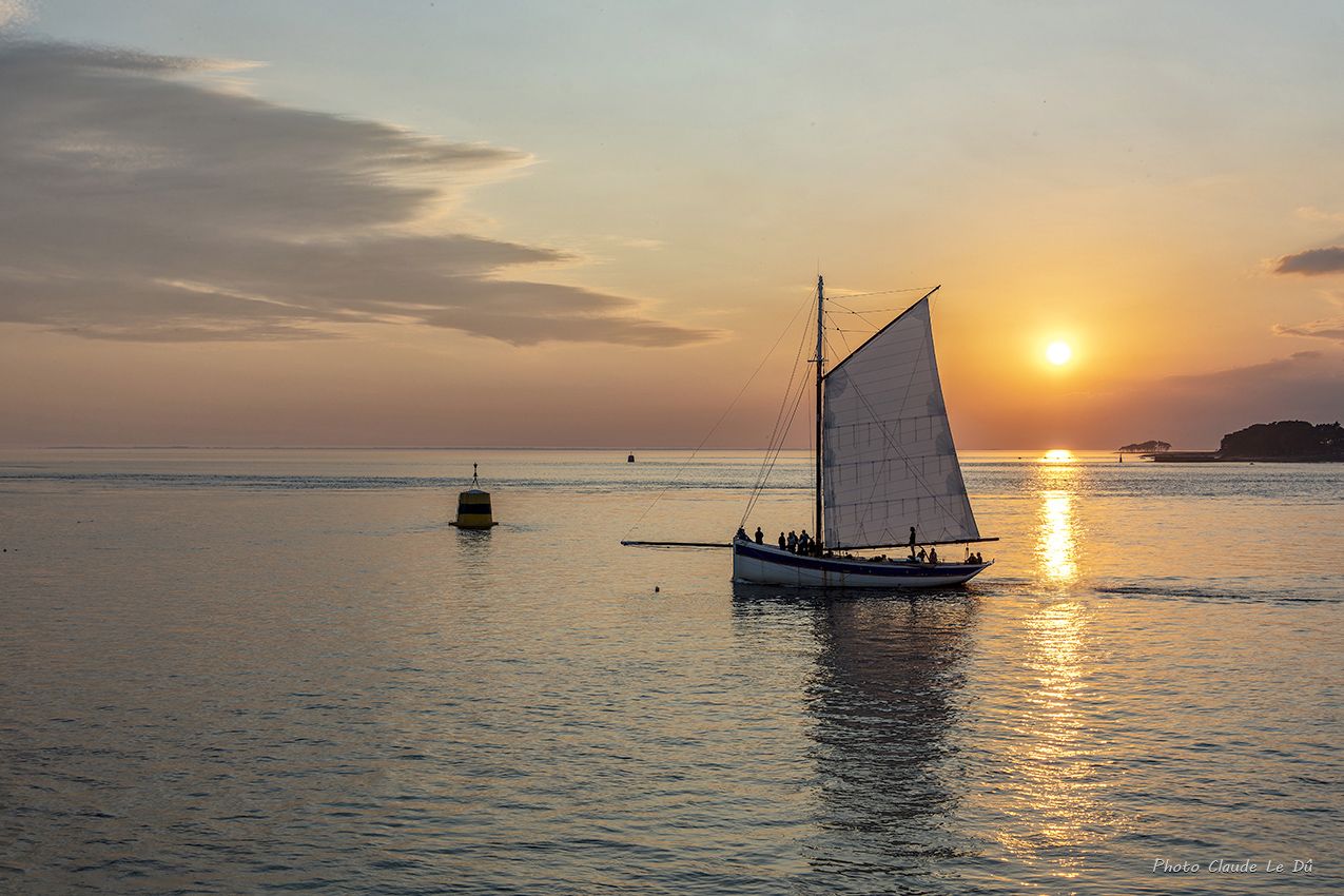 Un coucher de soleil inoubliable